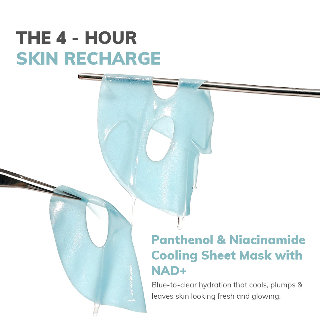 Panthenol & Niacinamide Cooling Sheet Mask with NAD+ | 35g