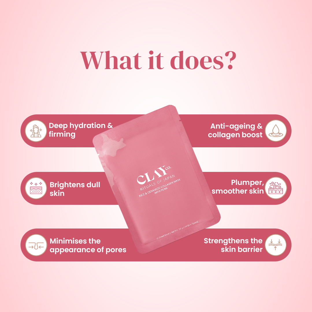 Rice & Ceramide Collagen Sheet Mask with PDRN - Set of 2 x 35g