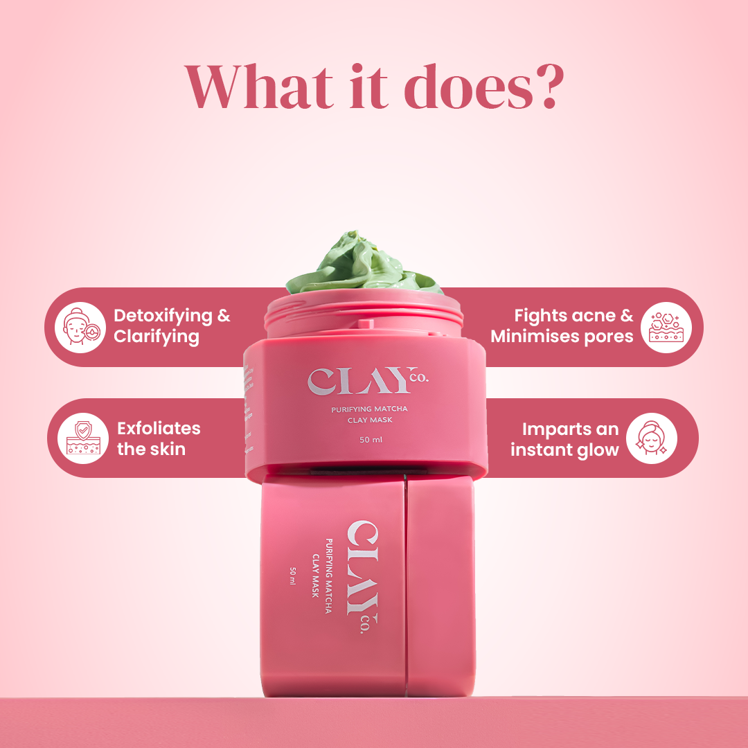 Detoxifying Matcha Clay Mask | 50ml