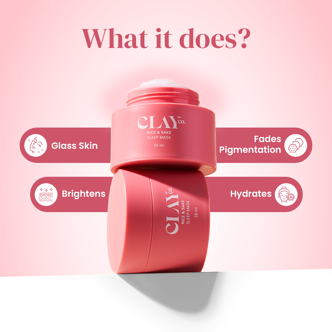 Matcha Enzyme Scrub (70g) + Rice & Sake Sleep Mask (50ml) Bundle