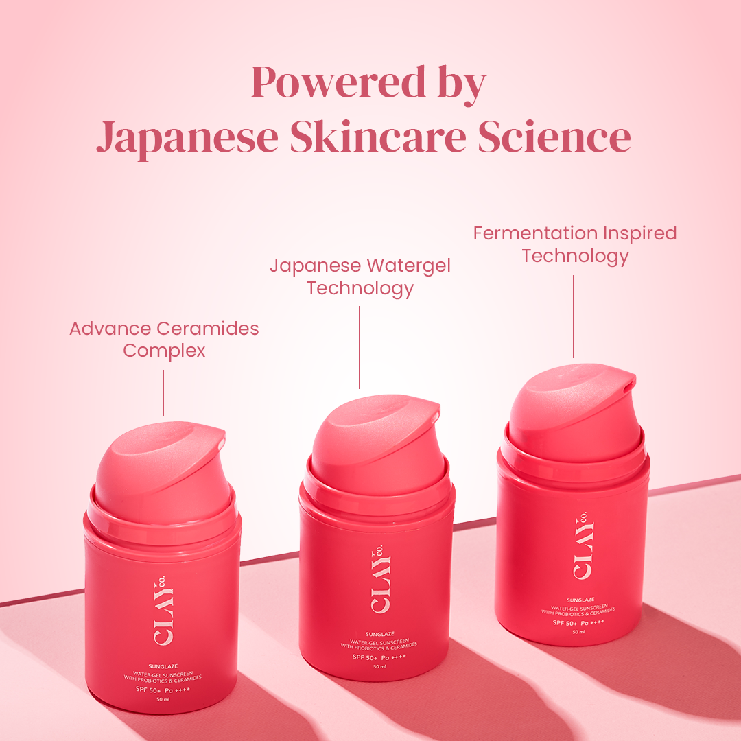 Sunglaze Sunscreen SPF 50+ PA ++++ with Probiotic & Ceramides | 50ml