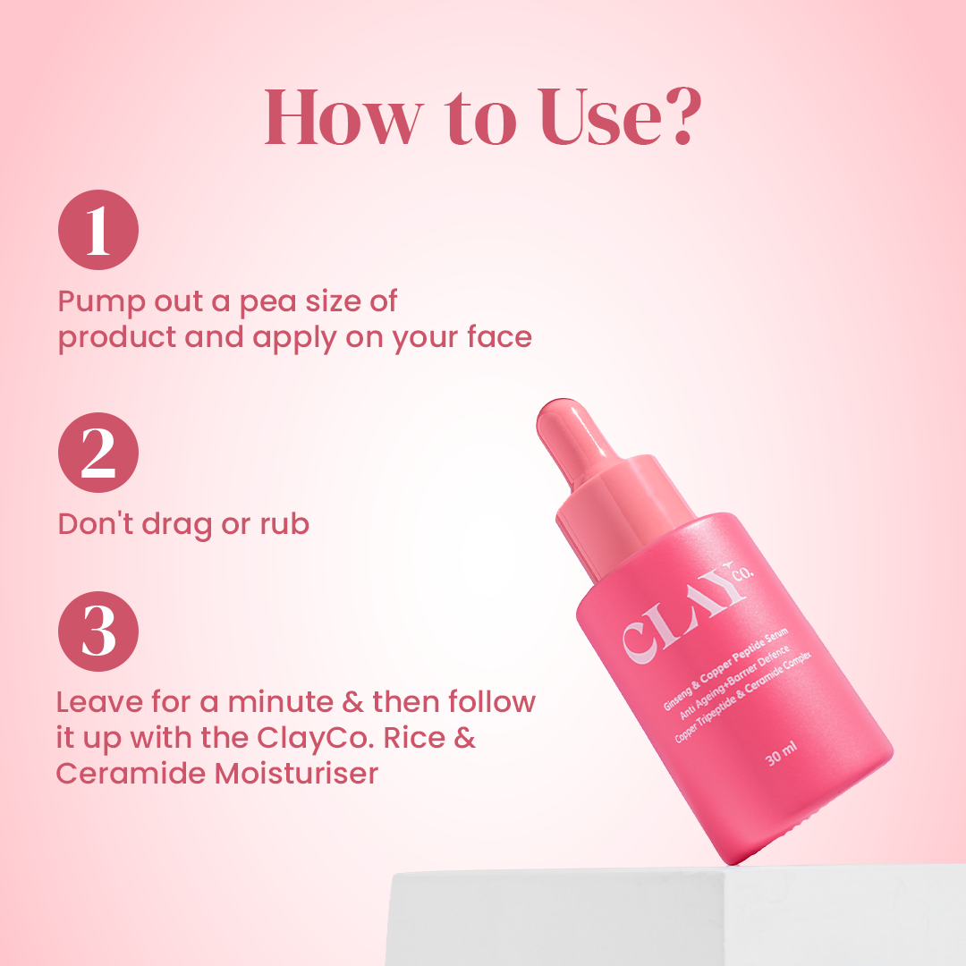 Collagen Boosting Ginseng & 2% Copper Peptide Power Serum | 30ml