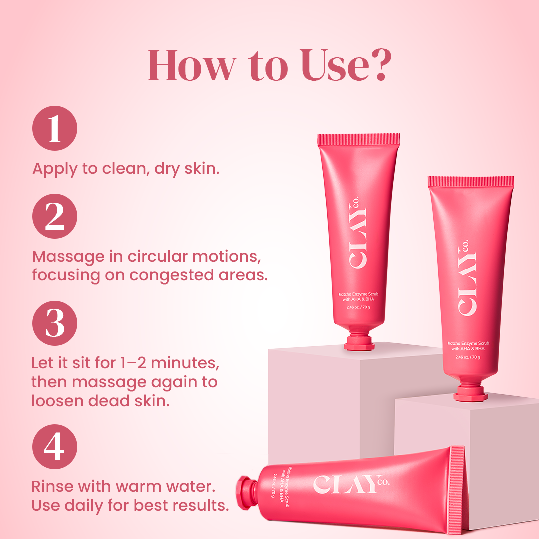 Matcha Enzyme Scrub (70g) + Rice & Sake Sleep Mask (50ml) Bundle