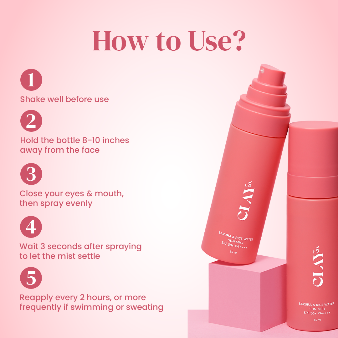 Sakura & Rice Water Sunmist SPF 50+ PA++++ | 60ml