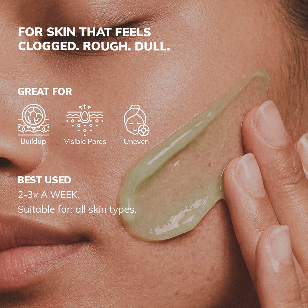 Matcha Enzyme Scrub with AHA & BHA | 45g
