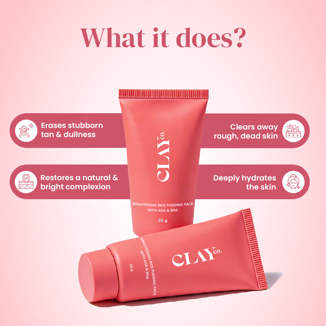 Detan Rice Pack with AHA & BHA | 50g