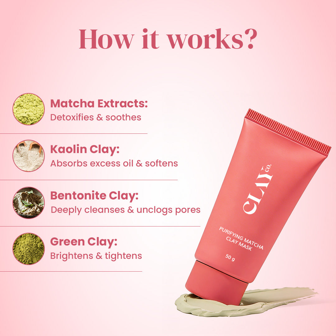 Detoxifying Matcha Clay Mask | 50g
