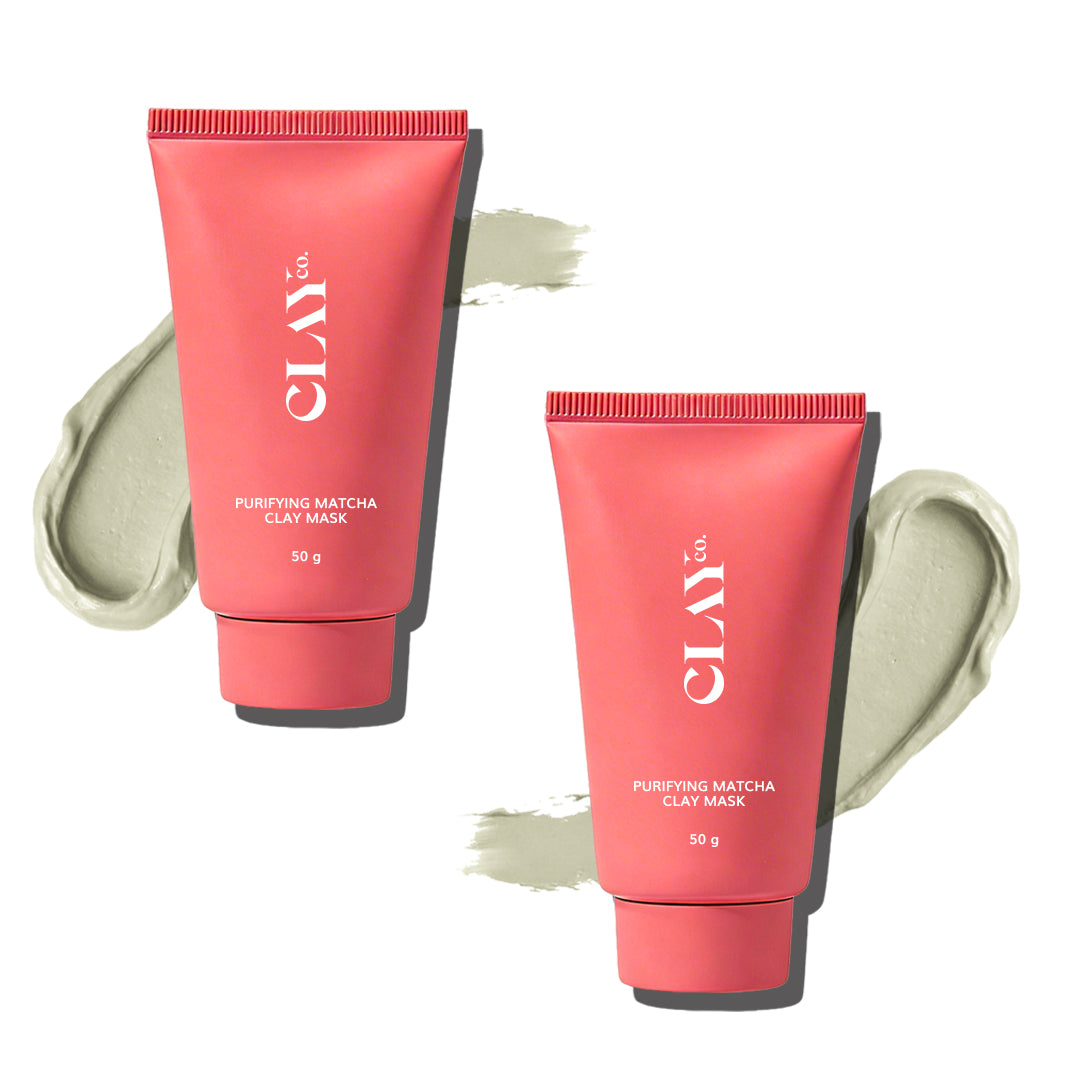 Detoxifying Matcha Clay Mask | 50g | Pack of 2
