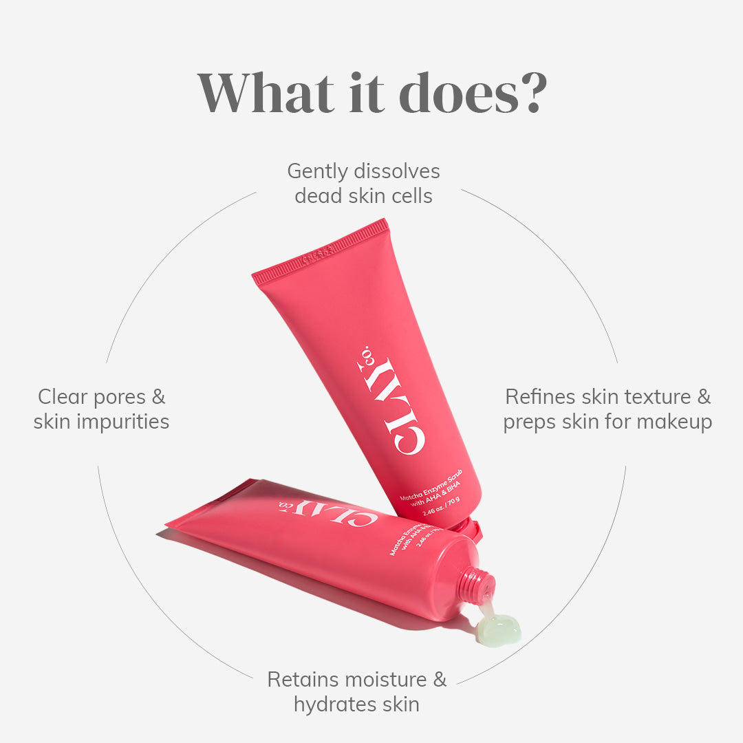 Matcha Enzyme Scrub with AHA & BHA | 70g