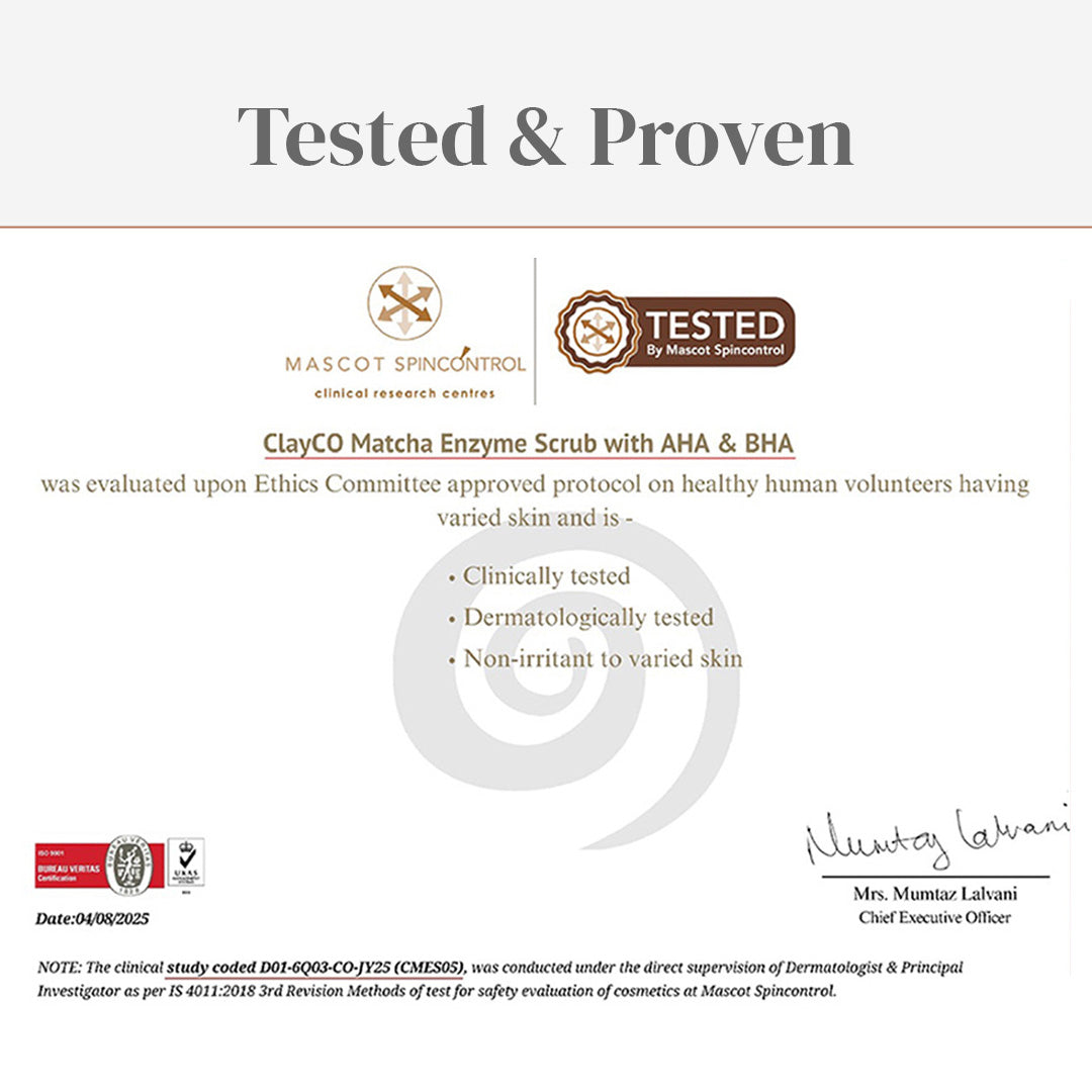 Matcha Enzyme Scrub with AHA & BHA | 70g