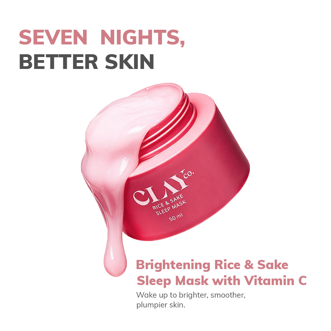 Brightening Rice & Sake Sleep Mask with Vitamin C | 50ml