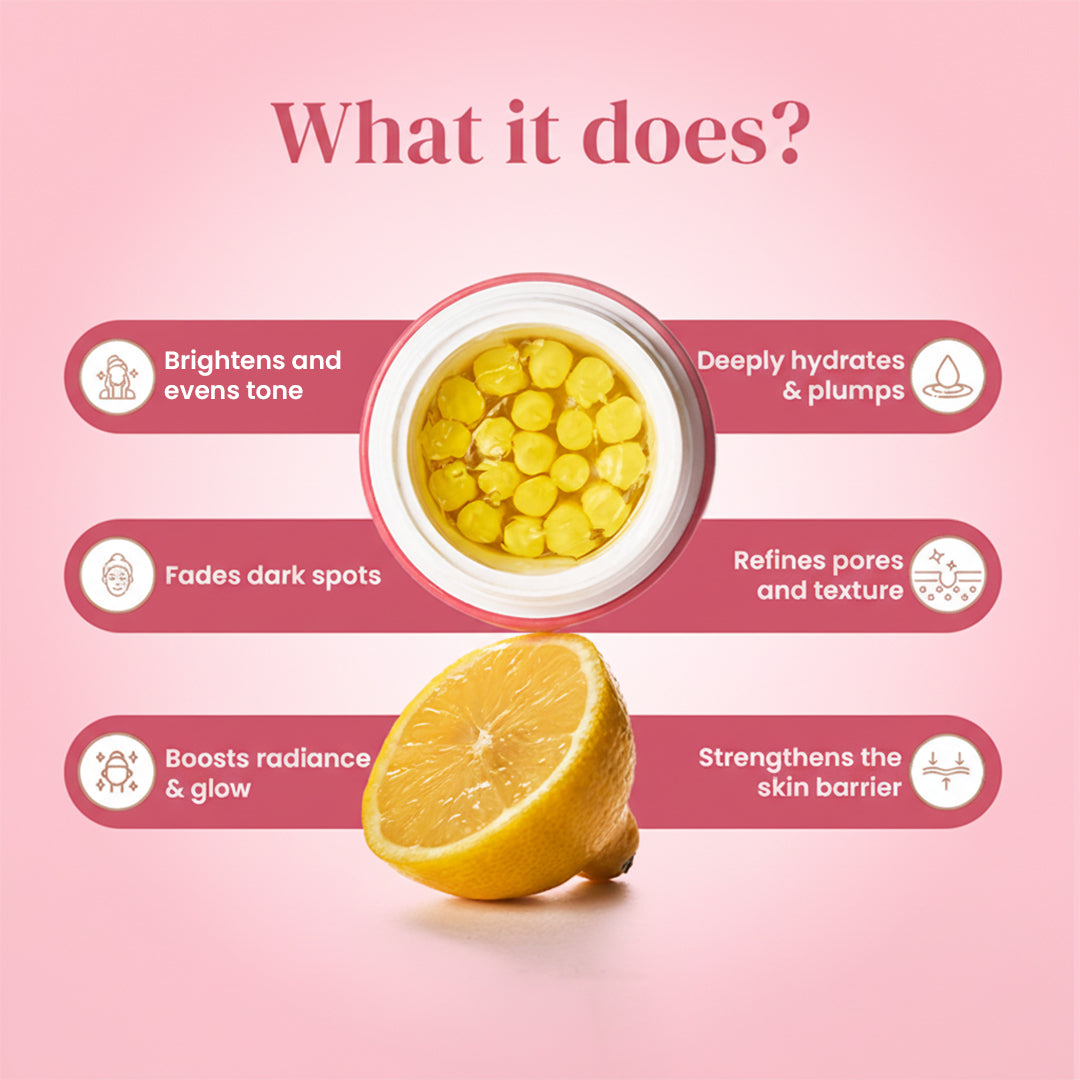 Yuzu & Vitamin C Glow Capsule Cream with 10% Niacinamide | 50g