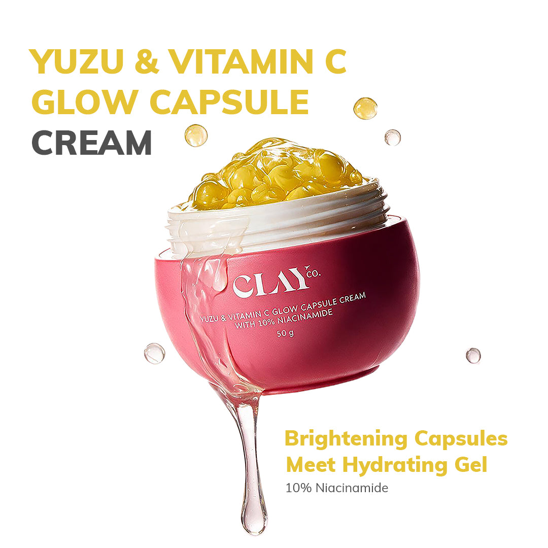 Yuzu & Vitamin C Glow Capsule Cream with 10% Niacinamide | 50g