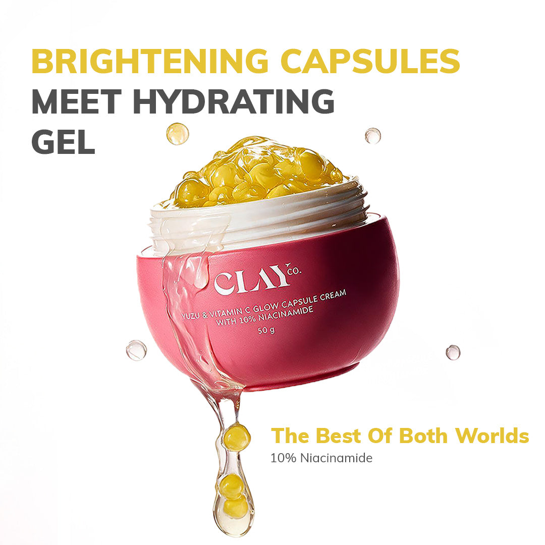 Yuzu & Vitamin C Glow Capsule Cream with 10% Niacinamide | 50g