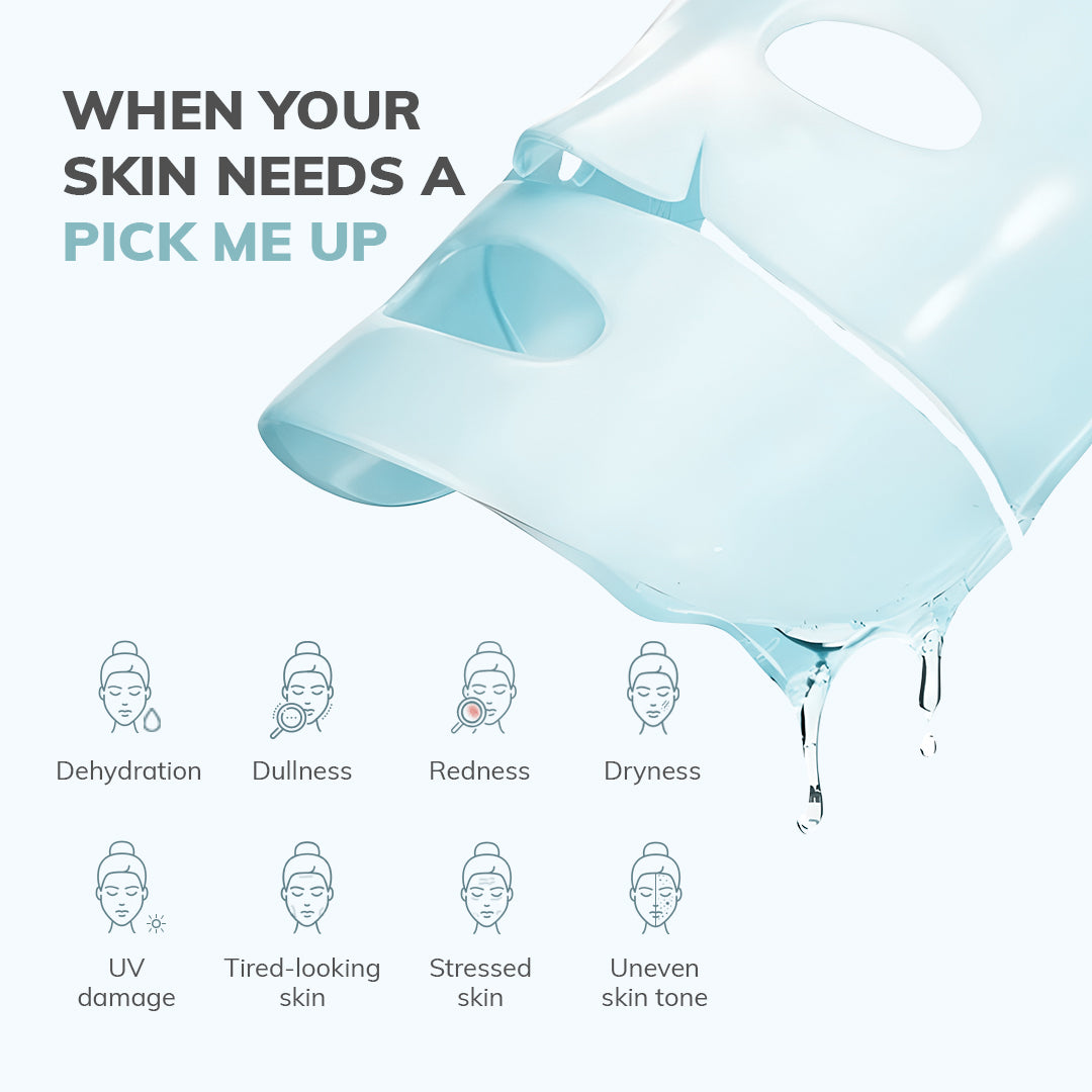 Panthenol & Niacinamide Cooling Sheet Mask with NAD+ | 35g