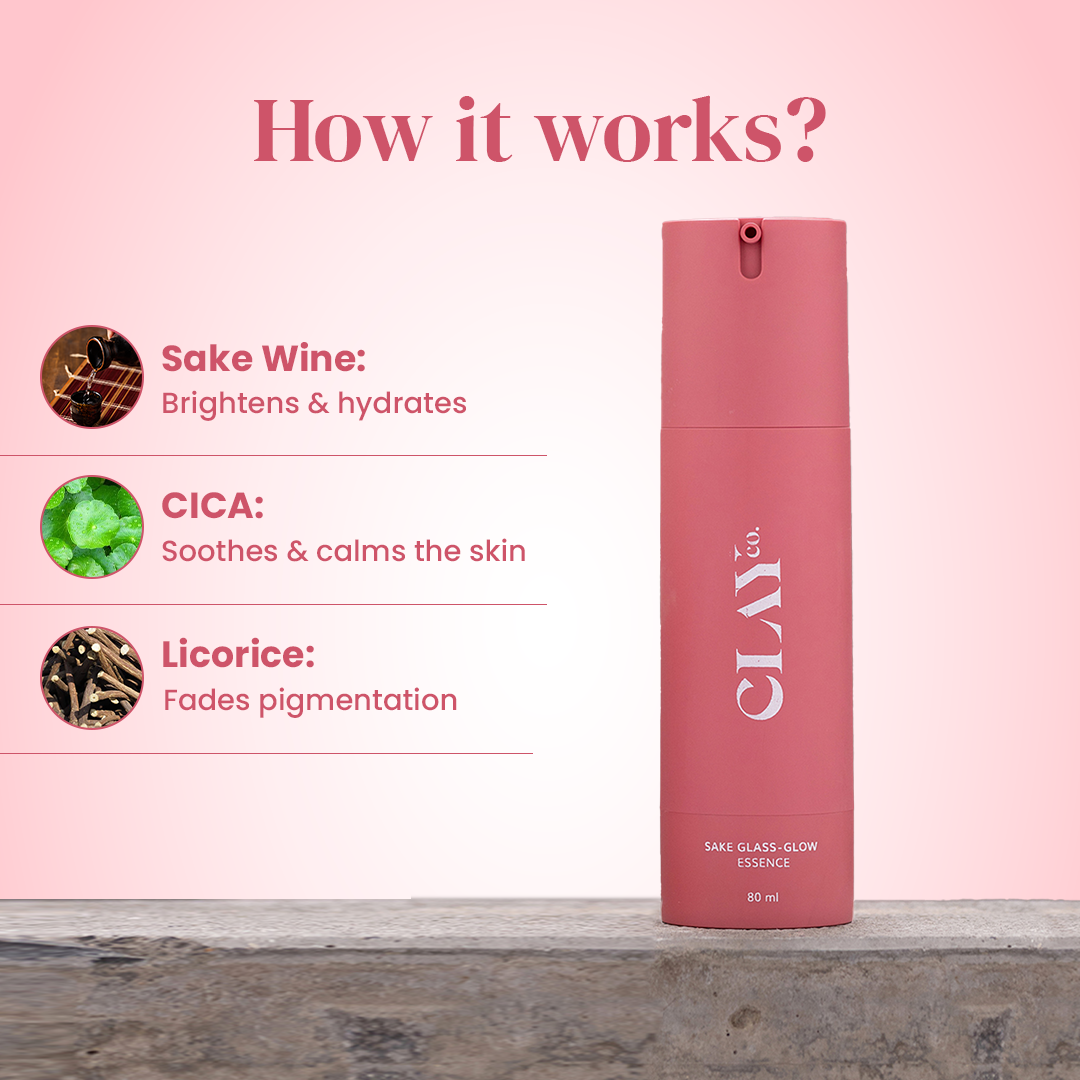 Sake Glass-Glow Essence with CICA & Licorice | 80ml