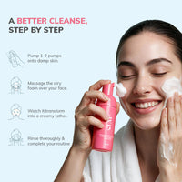 Foam-to-Cream Cleanser with Hyaluronic Acid & Ceramides | 50ml