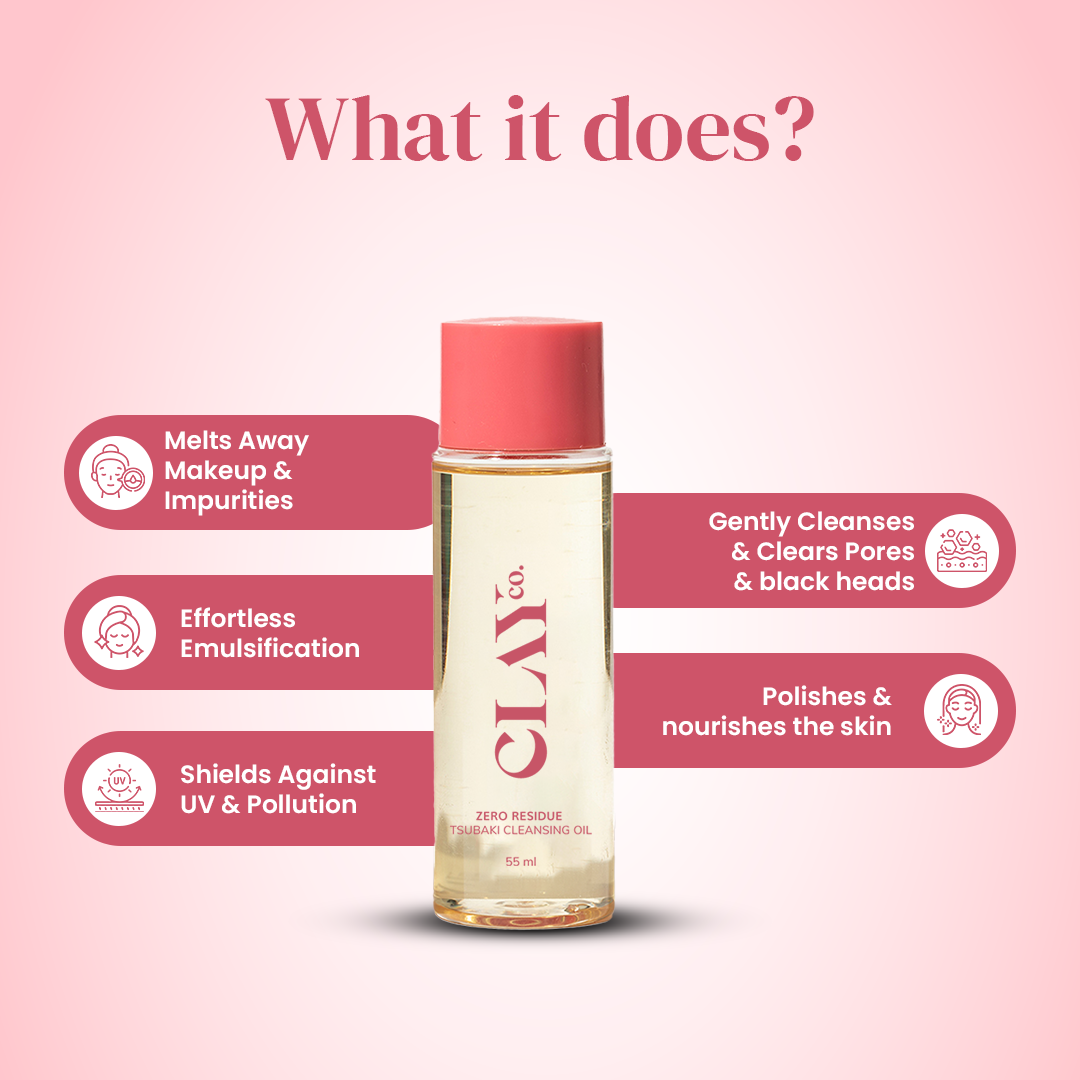 Zero-residue Tsubaki Cleansing Oil | 55ml