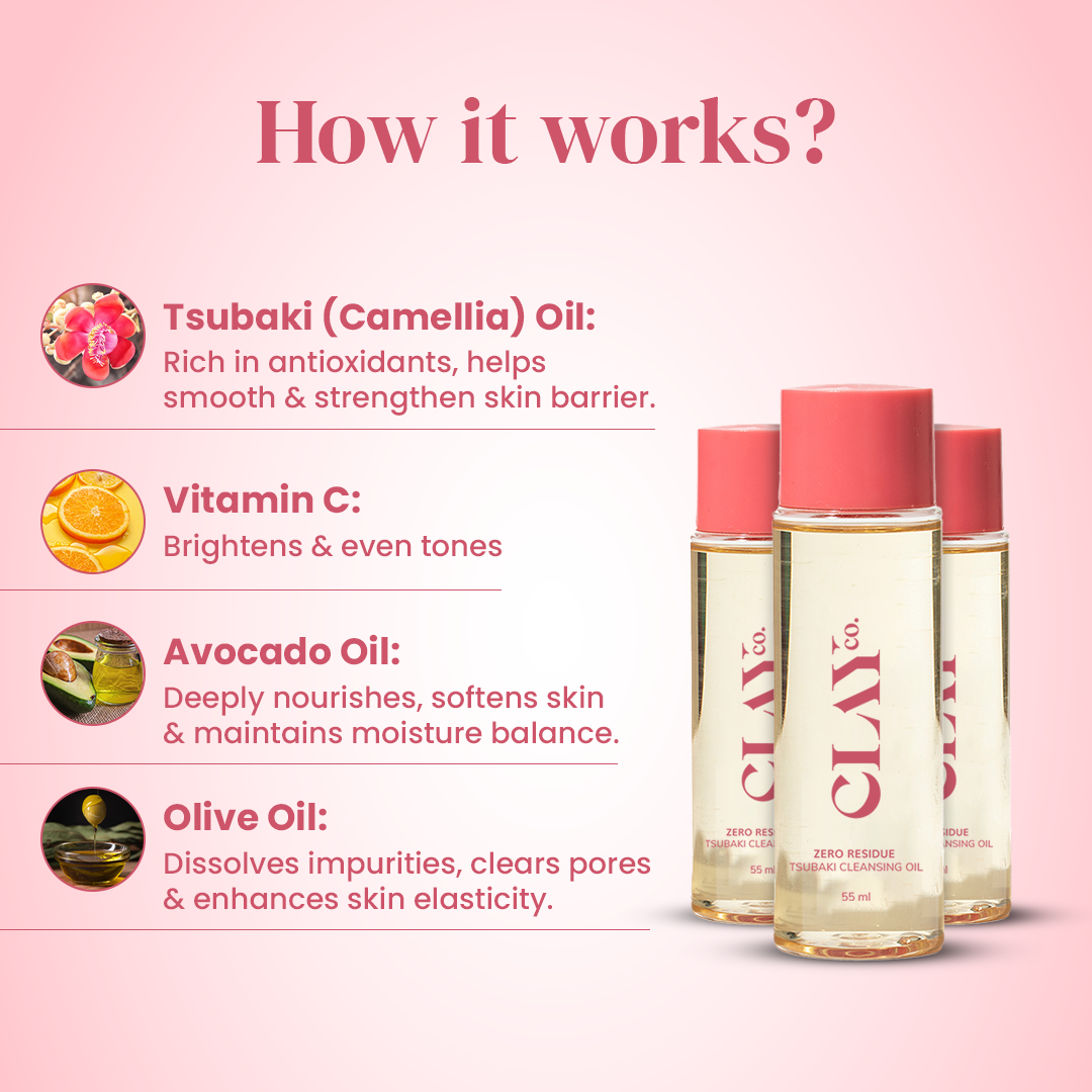 Zero-residue Tsubaki Cleansing Oil | 55ml