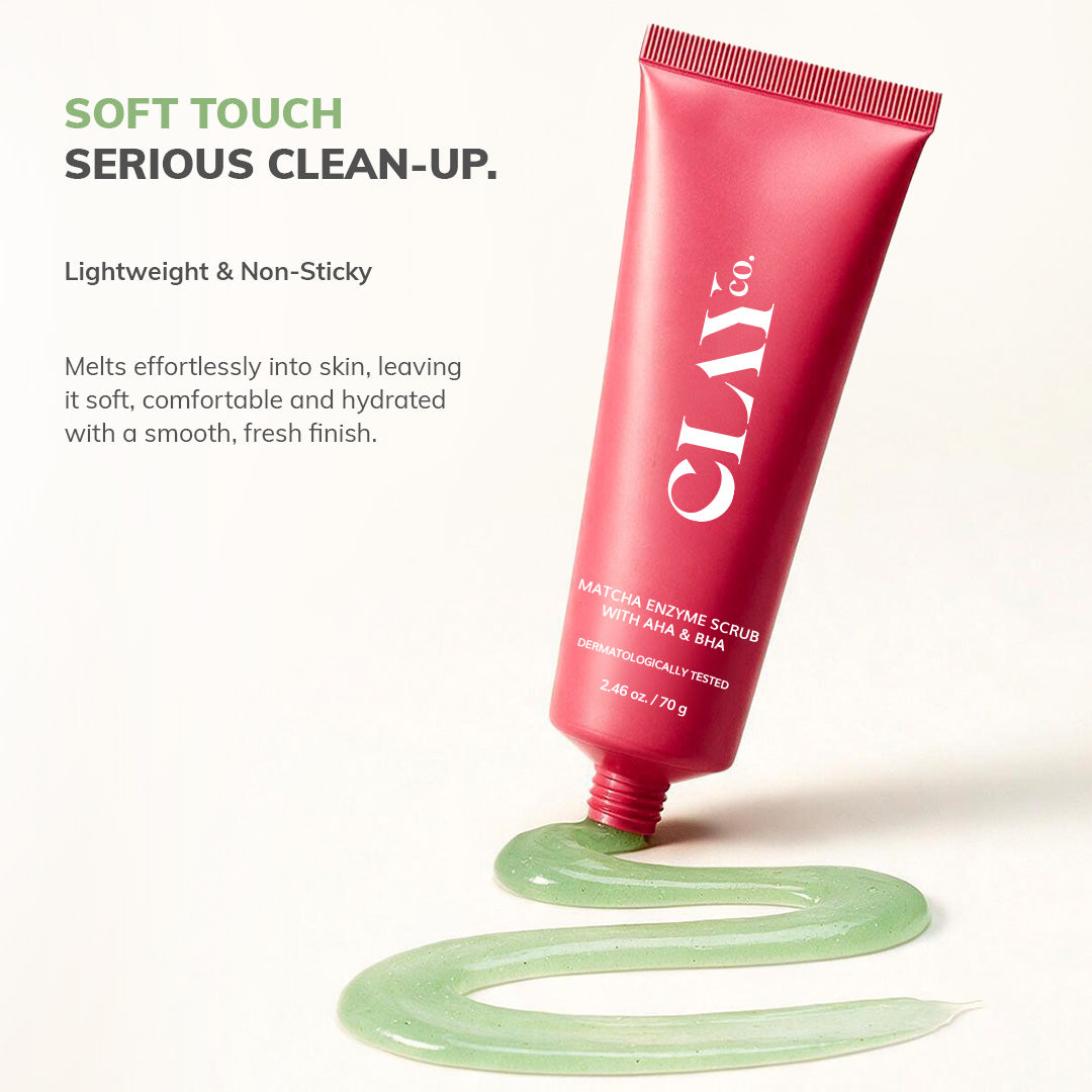Matcha Enzyme Scrub with AHA & BHA | 45g