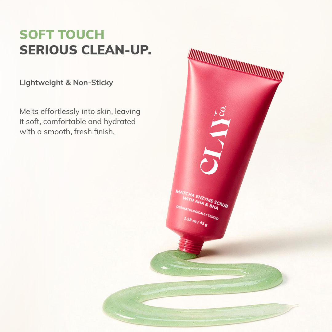 Matcha Enzyme Scrub with AHA & BHA | 45g
