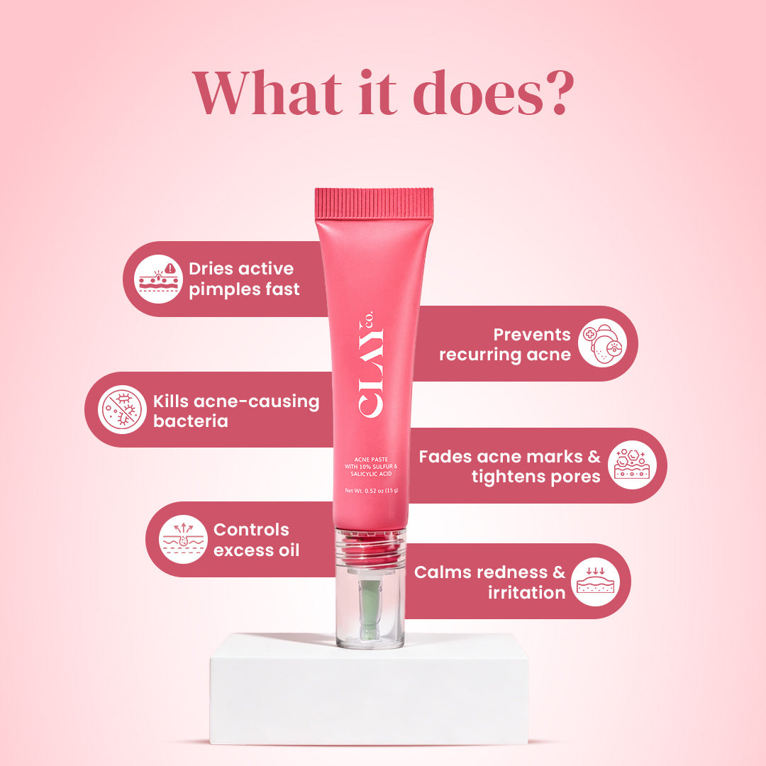 Acne Paste with 10% Sulfur & Salicylic Acid | 15g