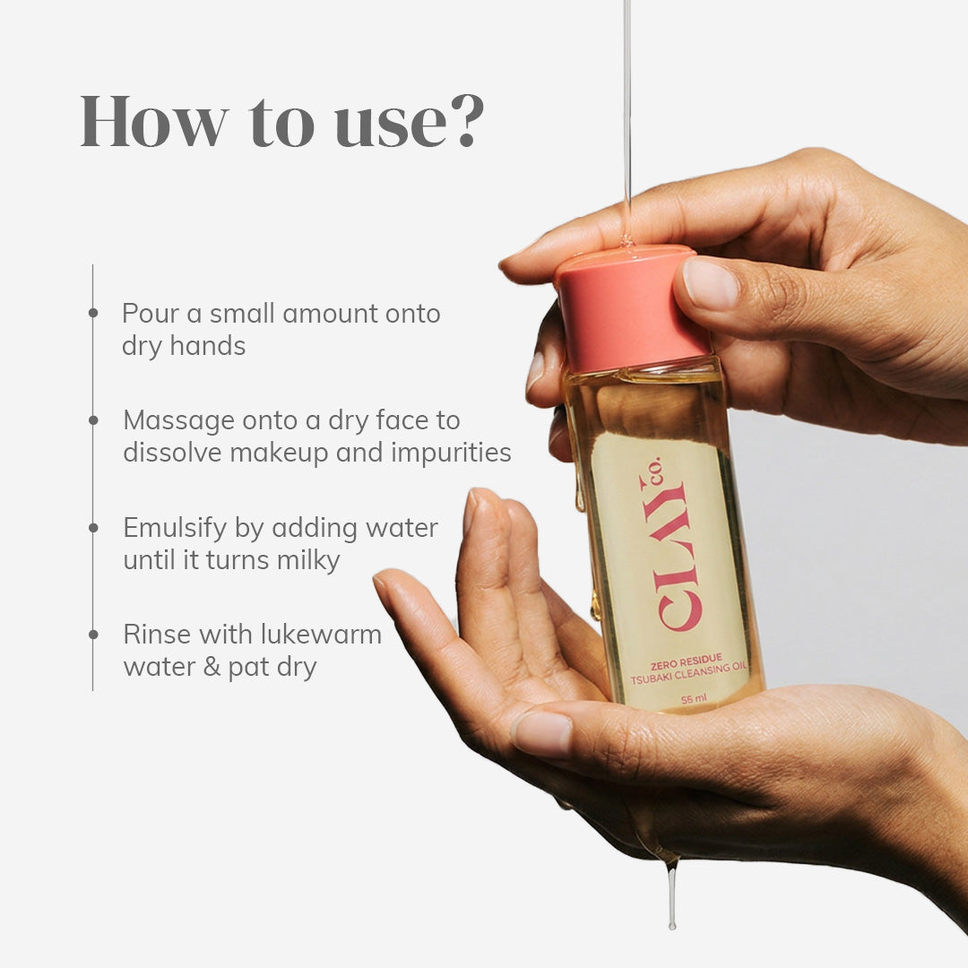 Zero-residue Tsubaki Cleansing Oil | 55ml