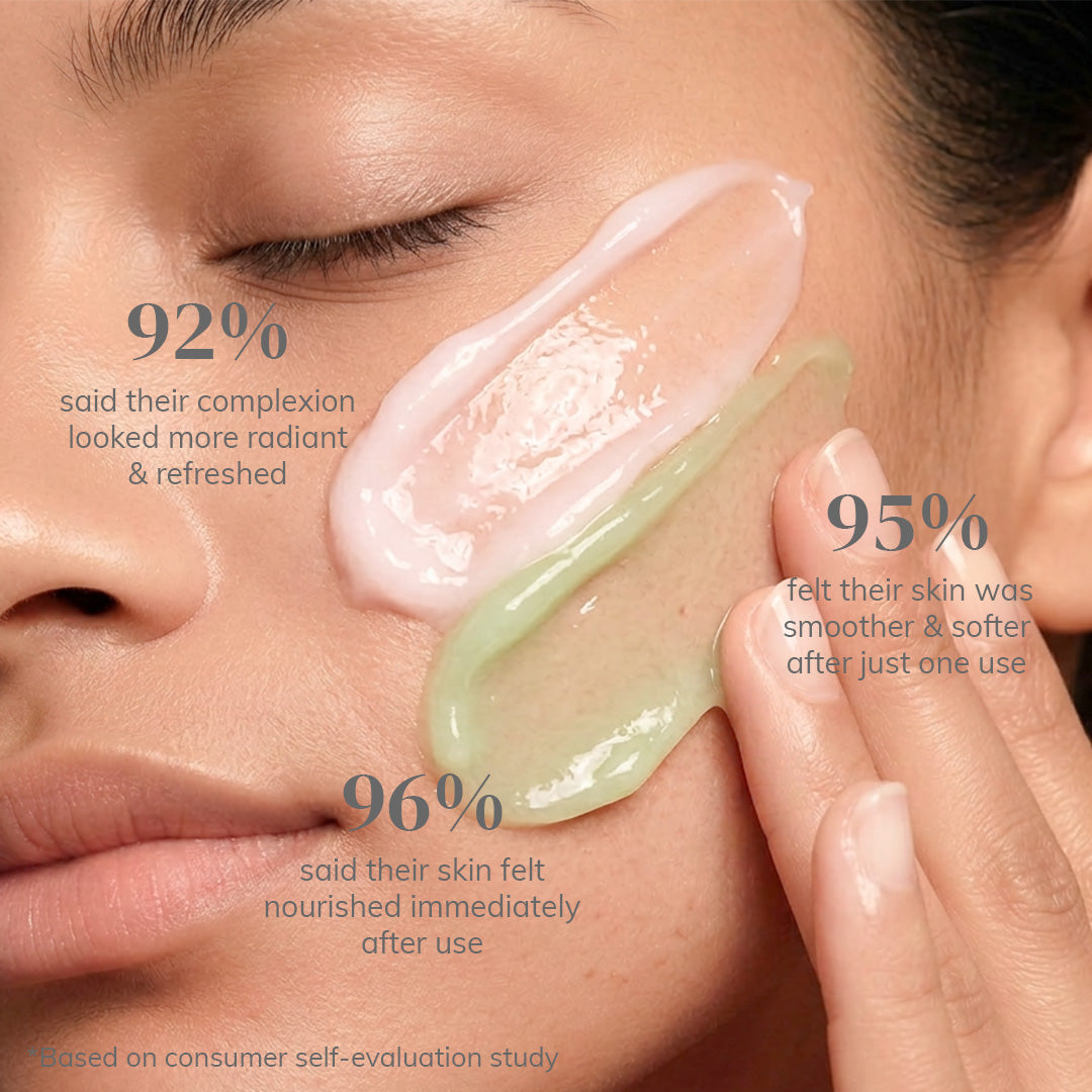 Matcha Enzyme Scrub (45g) + Rice & Sake Sleep Mask (30ml) Bundle