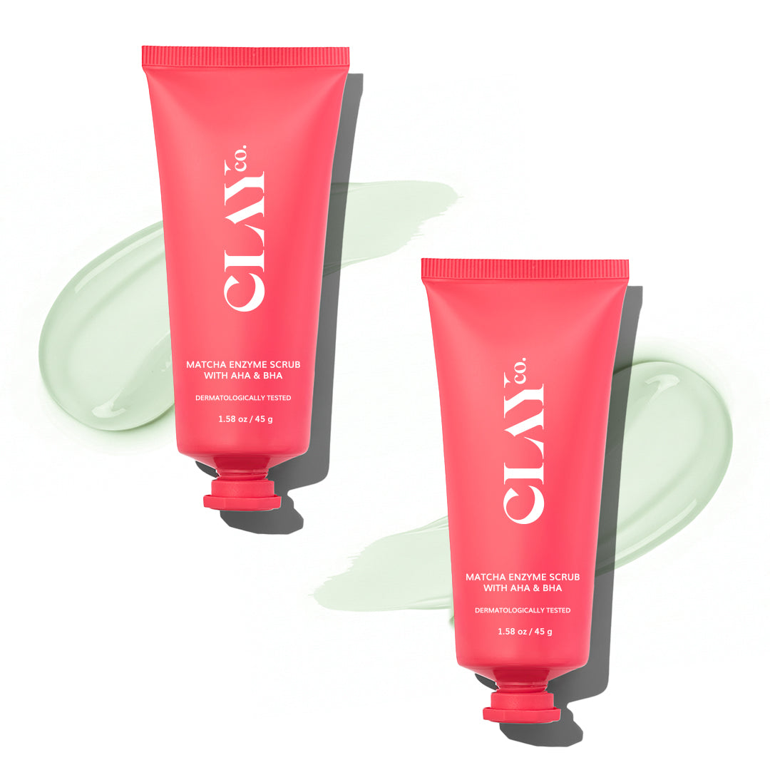 Matcha Enzyme Scrub with AHA & BHA | 45g x 2