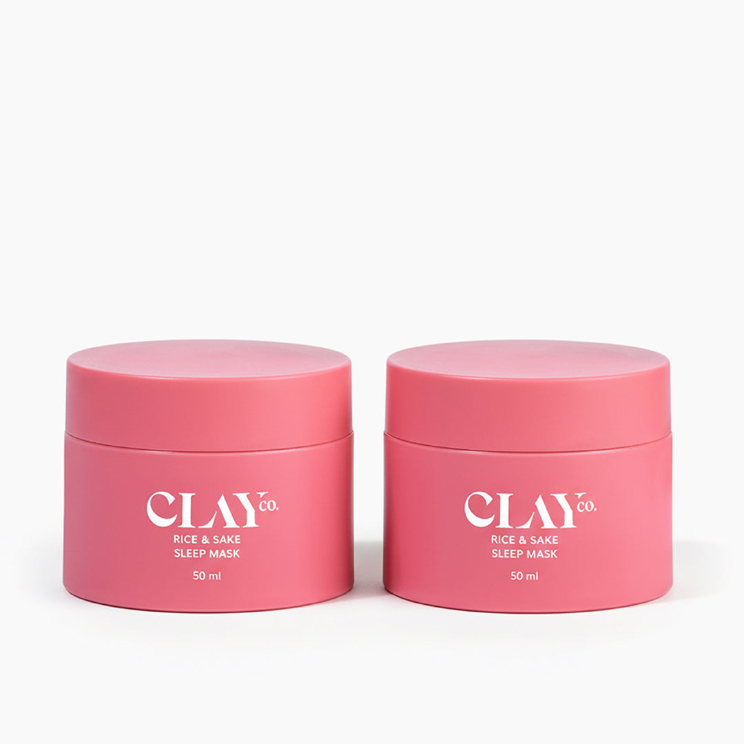 Brightening Rice & Sake Sleep Mask with Vitamin C - Set of 2 x 50ml