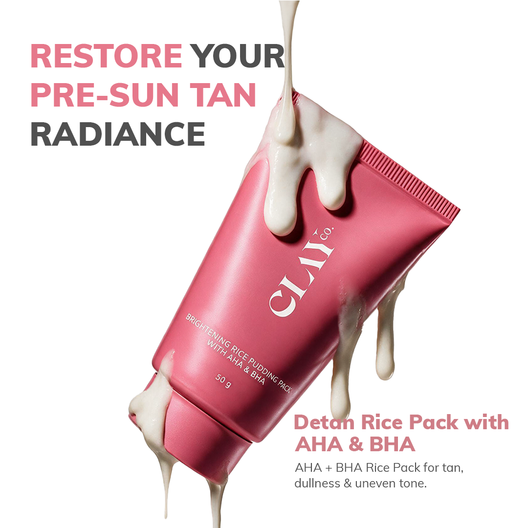 Detan Rice Pack with AHA & BHA | 50g