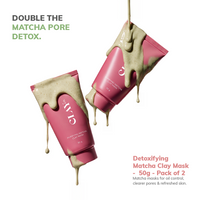 Detoxifying Matcha Clay Mask | 50g | Pack of 2