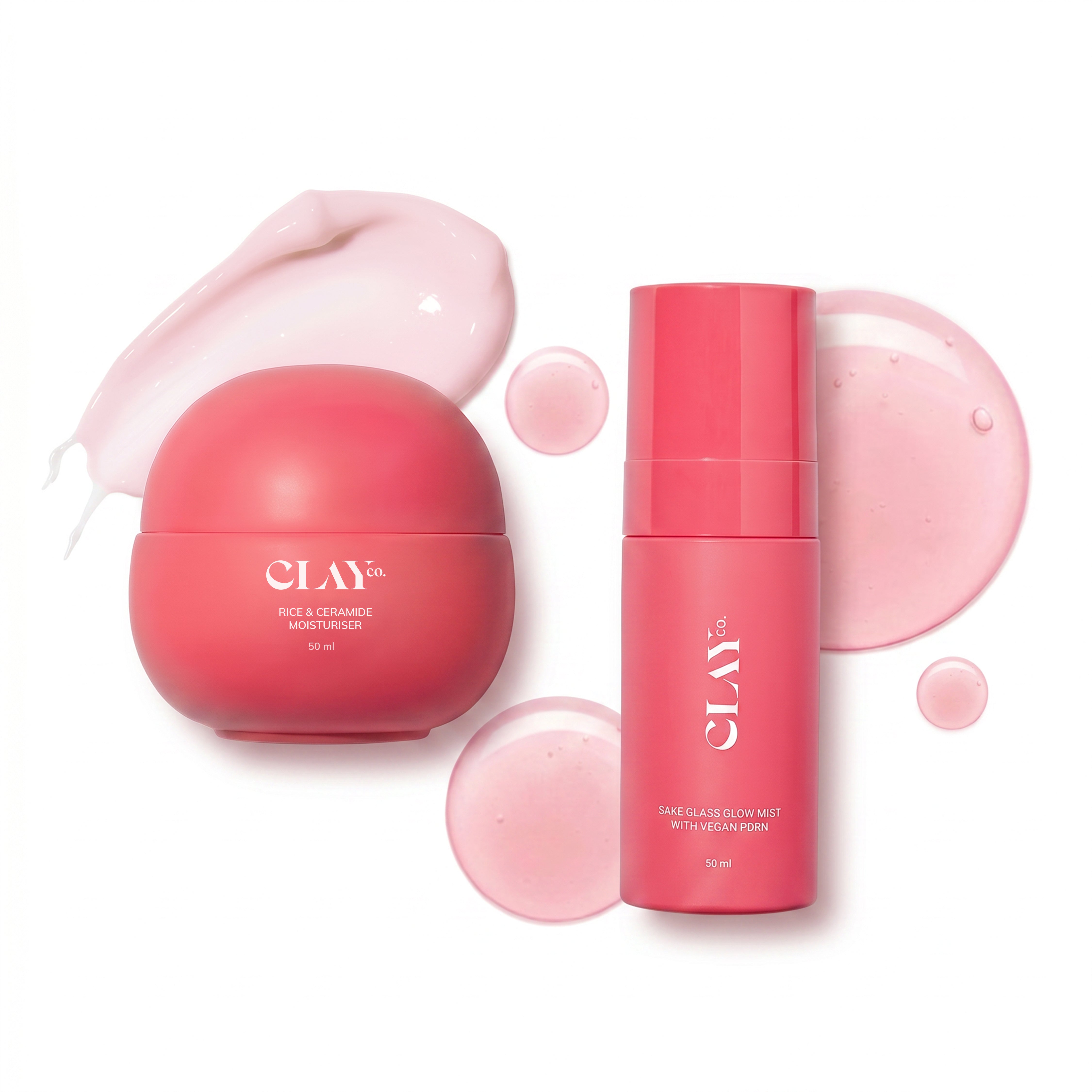 Double Moisturisation Set - Glow Mist (50ml) + Moisturiser (50ml)