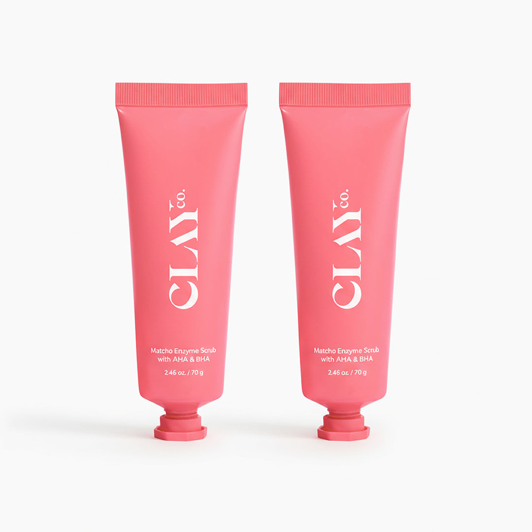 Matcha Enzyme Scrub with AHA & BHA - Set of 2 x 70g