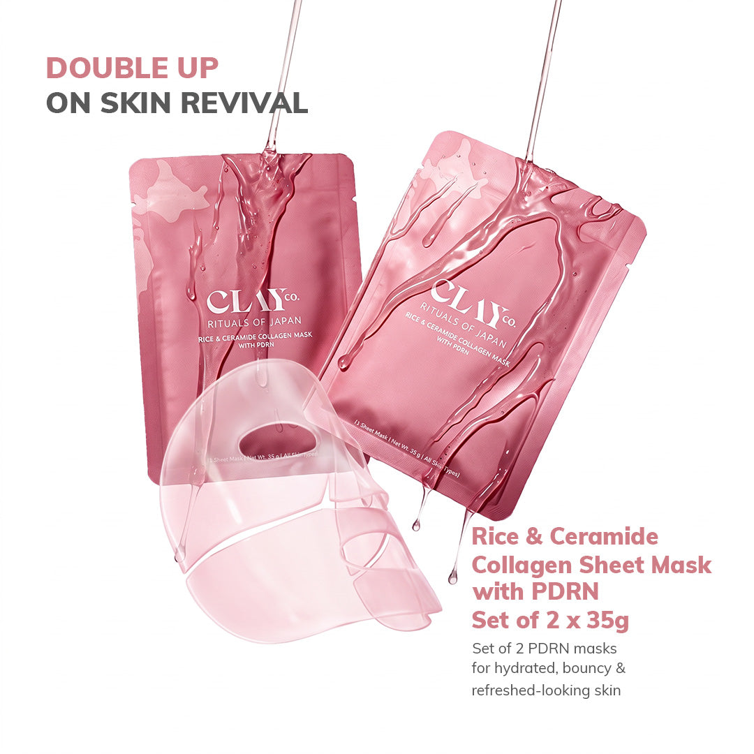 Rice & Ceramide Collagen Sheet Mask with PDRN - Set of 2 x 35g