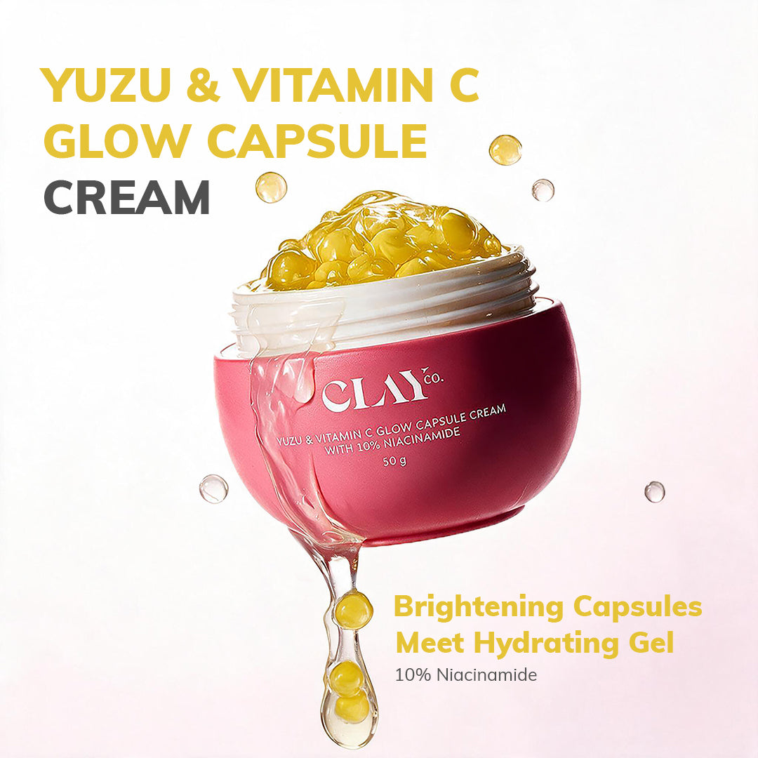 Yuzu & Vitamin C Glow Capsule Cream with 10% Niacinamide | 50g
