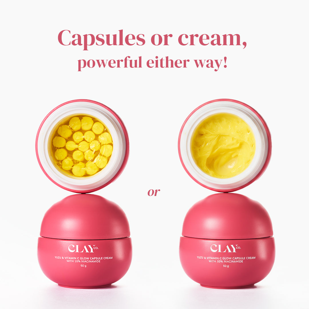 Yuzu & Vitamin C Glow Capsule Cream with 10% Niacinamide | 50g